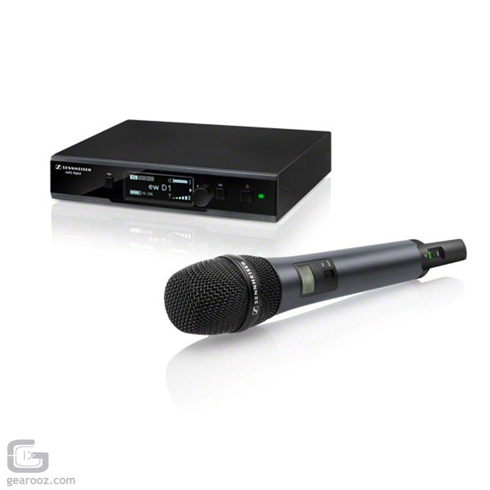 Sennheiser Wireless Super Cardioid Hand Held Professional Microphone With Rackmount Receiver