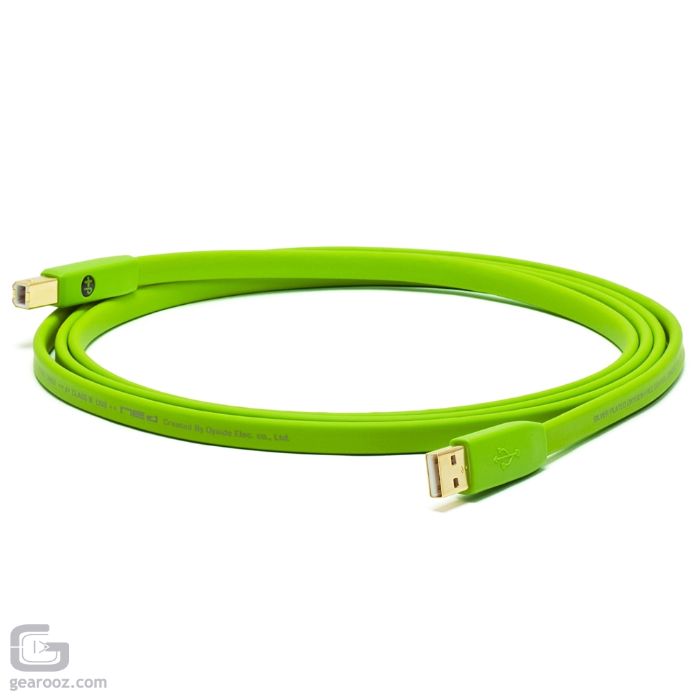 Neo Oyaide d+ USB Class B 1M MIDI Controller Cable Green