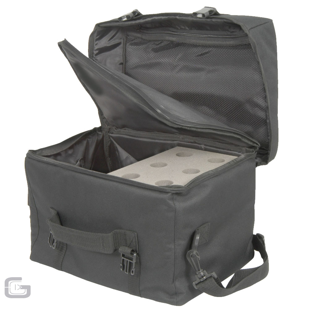 Chord MLBAG6 Microphone Flight Bag Carry Case 6 Systems & Leads