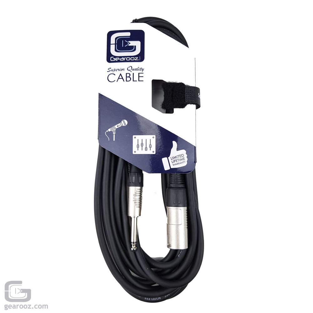 Clubtek XLR Male To Mono Jack Lead High Quality Audio Cable 10M