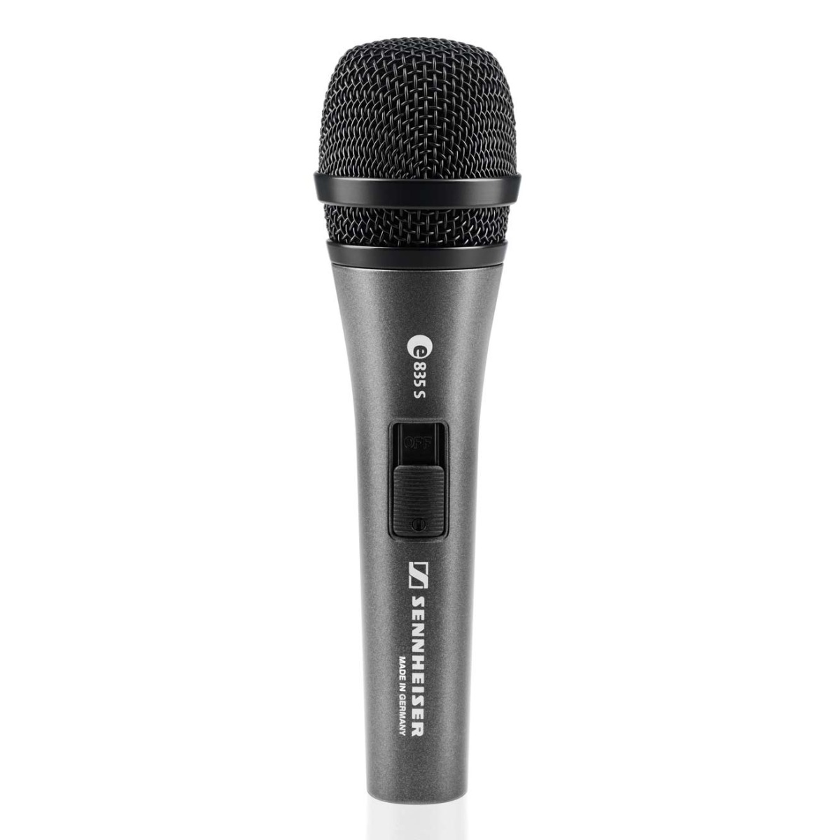 Sennheiser E835S Professional Cardioid Dynamic Vocal Microphone - Switched